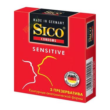 Sico Sensitive Презервативы контурные 3 шт