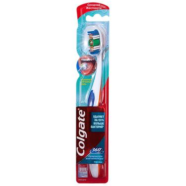 Colgate 360 Суперчистота всей полости рта Зубная щетка Средняя жесткость