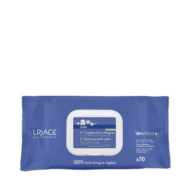 Uriage Bebe Первые салфетки очищающие для детей и новорожденных 70 шт
