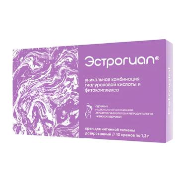 Эстрогиал Крем для интимной гигиены дозированный 1,2 г 10 шт
