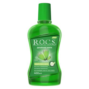 R.O.C.S. Ополаскиватель для полости рта Двойная мята 400 мл