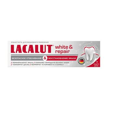 Lacalut White & Repair Зубная паста Отбеливание и восстановление 75 мл
