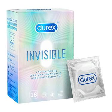 Durex Invisible Презервативы ультратонкие 18 шт