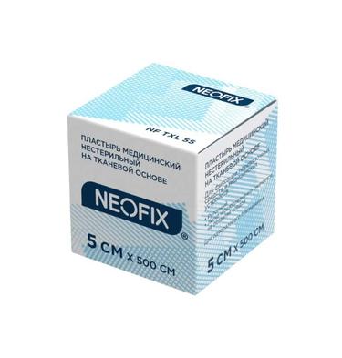Neofix Пластырь фиксирующий на тканой основе 5 см х 500 см 1 шт