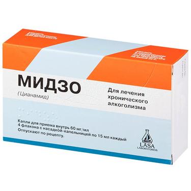 Мидзо 60 мг/мл капли для приема внутрь 15 мл 4 шт