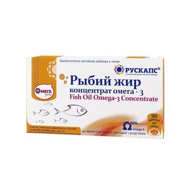 ОмегаДети Рыбий жир концентрат Омега-3 капсулы 30 шт