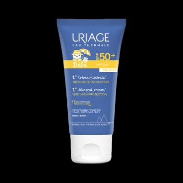 Uriage Bebe Первый крем для лица минеральный SPF 50+ для детей 50 мл
