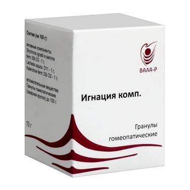 Игнация комп. гранулы гомеопатические 10 г