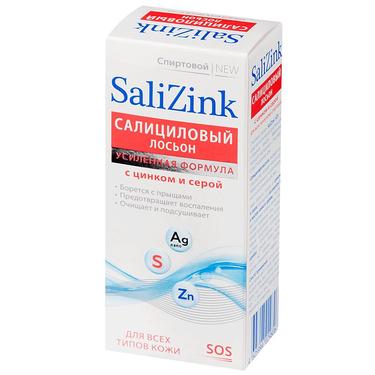 SaliZink SOS Лосьон салициловый со спиртом для всех типов кожи 100 мл