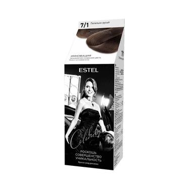 Estel 7/1 краска-уход для волос пепельно-русый