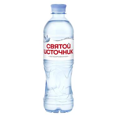 Святой Источник Вода минеральная негазированная 0,5 л