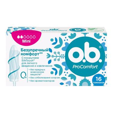 o.b. ProComfort Тампоны гигиенические Mini 16 шт