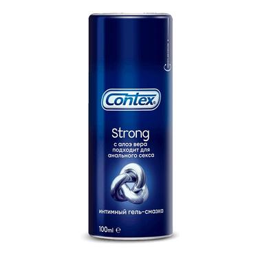 Contex Strong Гель-смазка с алоэ вера 100 мл