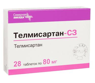 Телмисартан-СЗ 80 мг таблетки 28 шт
