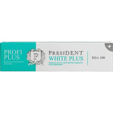 PresiDENT Profi Plus White Plus Зубная паста для интенсивного отбеливания 200 RDA 30 мл