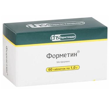 Форметин 1 г таблетки 60 шт