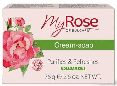 Rose of Bulgaria Мыло-крем 75 г