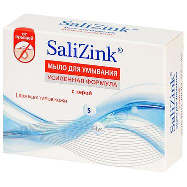 SaliZink Мыло для умывания с серой для всех типов кожи 100 г