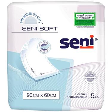 Seni Soft Пеленки впитывающие одноразовые 60 см x 90 см 5 шт