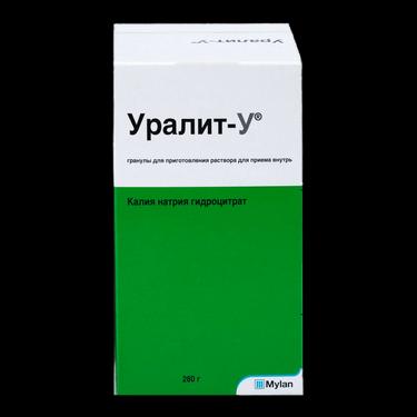 Уралит-У гранулы для приготовления раствора для приема внутрь 280 г