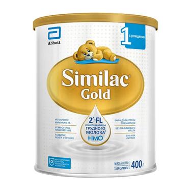 Similac Gold 1 смесь сухая молочная 0-6 месяцев 400 г