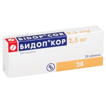 Бидоп Кор 2,5 мг таблетки 28 шт