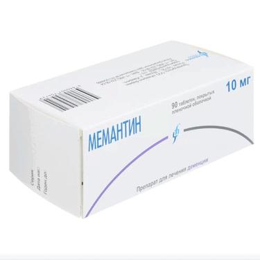 Мемантин 10 мг таблетки 90 шт
