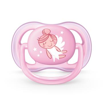 Philips Avent Ultra Air Пустышка силиконовая 0-6 месяцев Розовый