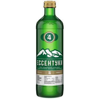 Ессентуки №4 вода минеральная стекло 450 мл