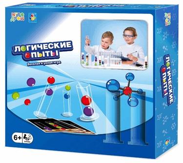 1toy Игродом Игра настольная Логические опыты 26х26х5 см