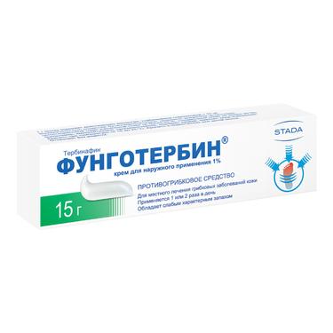 Фунготербин крем для наружного применения 1% туба 15 г