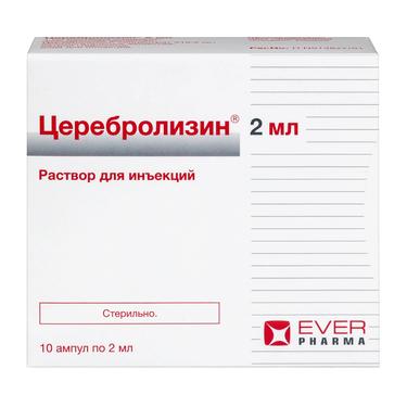 Церебролизин 215,2 мг/мл раствор для инъекций 2 мл 10 шт