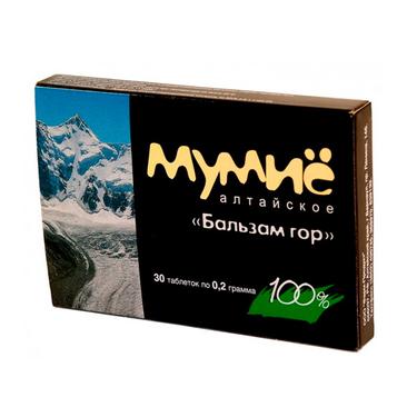 Мумие Бальзам гор таб.200 мг 30 шт