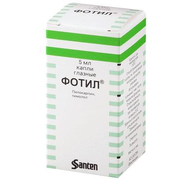 Фотил 20 мг/мл+5 мг/мл капли глазные 5 мл