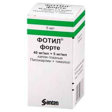 Фотил Форте 40 мг/мл+5 мг/мл капли глазные 5 мл