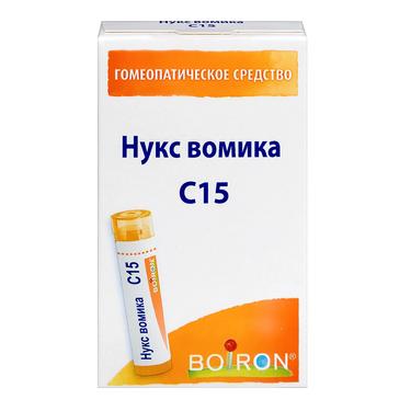 Нукс вомика C15 гранулы гомеопатические 4 г