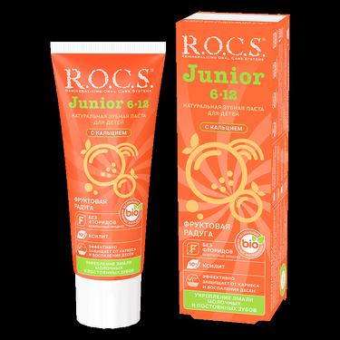 R.O.C.S. Junior Зубная паста для детей 6-12 лет Фруктовая радуга 74 г