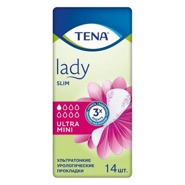 Тена Lady Slim Ultra Mini Прокладки урологические 14 шт