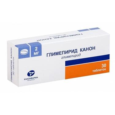 Глимепирид Канон 2 мг таблетки 30 шт