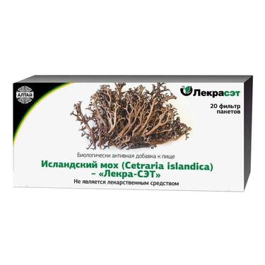 Исландский мох-Лекра-СЭТ ф/пак.1,5 г 20 шт