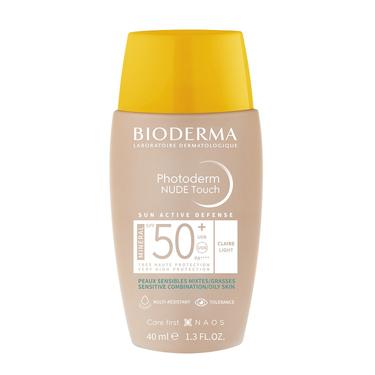 Bioderma Photoderm Флюид солнцезащитный SPF 50+ для жирной кожи Светлый тон 40 мл