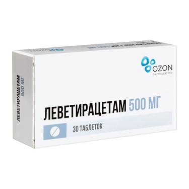 Леветирацетам 500 мг таблетки 30 шт
