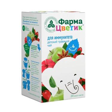 ФармаЦветик детский травянной чай для иммунитета фильтр-пакеты 1,5 г 20 шт