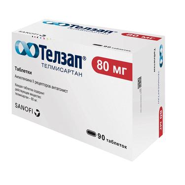 Телзап 80 мг таблетки 90 шт