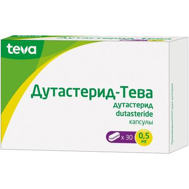Дутастерид-Тева 0,5 мг капсулы 30 шт