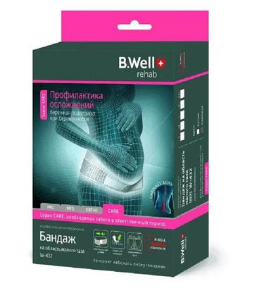 B.Well Care Бандаж на область малого таза W-432 размер L Белый