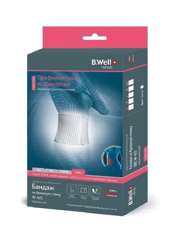 B.Well Care Бандаж на брюшную стенку W-425 размер S Белый