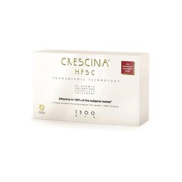Crescina Transdermic HFSC 1300 Комплекс для лечения выпадения волос для мужчин 10 шт + 10 шт