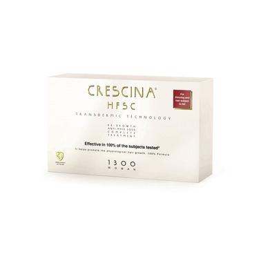 Crescina Transdermic HFSC 1300 Комплекс для лечения выпадения волос для женщин 10 шт + 10 шт