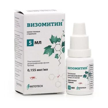 Визомитин 0,155 мкг/мл капли глазные 5 мл